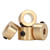 4PCS Drill Bit Stop Collar Brass Fast Positioning Locking Drill Bit Limit Ring for Woodworking 6 8 9 10mm