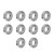 10Pcs Miniature Bearing High Speed Rolling Stainless Steel Mechanical Parts S6901ZZ 24x12x6mm