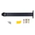 Satellite Long Wall Mount Aluminum Alloy Heavy Duty Satellite Pole Mount Mounting Kit for V2