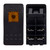 5pcs DC 12V 4 Pin Rocker Switch with LED Light for Car Boat Caravan Battery (Yellow)