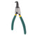 Snap Ring Pliers Spring Loaded Handle Circlip Plier External Bent Clip Tool Hand Tool