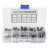 100pcs M6 Stainless Steel Coiled Wire Helical Screw Thread Inserts Set