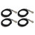 BERM 4 Set Inductive Proximity Switch Sensor Detector NPN NO NC Contact 4 Wire 12mm Dia 2mm Detection Distance DC 6‑36V