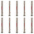 10Pcs 6mm Hole Opener Bit High Speed Steel Round Shank Woodworking Saw Bits for Glass Marble