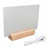 Dry Erase Board 220x150mm Acrylic White Planning Board Reusable with Lighting Base DC 5V