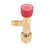 1/4''‑5/16'' Brass Flow Control Valve for Refrigerant Charging Hose R410A