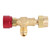 1/4''‑5/16'' Brass Flow Control Valve for Refrigerant Charging Hose R410A