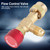 1/4''‑5/16'' Brass Flow Control Valve for Refrigerant Charging Hose R410A