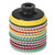 10pcs 3-inch Diamond Flexible Wet Polishing Pads Grinding Disc + 1pc Backing Pad for Granite Marble Stone Ceramic Tile Concrete