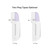 Powerful Household Air Purifier Compact Wall-mounted Odor Cleaner with Nightlight Permanent Stainless Steel Filter Remove Dust Pet Dander Smoke for Home