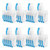 20Pcs Wire Quick Connector SPL Terminal Block TType Copper Conductor Line Splitter 5 into 1(Blue )