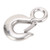 Clevis Hook Stainless Steel 2T Bearing Heavy Duty Safety Hook Clevis Slip Hook for Ship Automotive