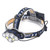 7 Core Headlight Long Range USB Rechargeable Headlamp Outdoor Work Light IPX4 Waterproof Built in Battery