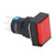 25 Pcs Industrial Push Button Switch ABS Shell Light Indicate Switch Push Button for Electromagnetic Starter AC