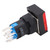 25 Pcs Industrial Push Button Switch ABS Shell Light Indicate Switch Push Button for Electromagnetic Starter AC