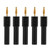 5Pcs Convert Banana Plug Strong Connectivity Good Conductivity 2mm to 4mm Conversion Banana PlugBlack