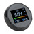 CO2 Monitor Carbon Dioxide Temperature Humidity 3 in 1 Portable Air Quality Detector ZN‑2CO6Black