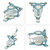 9 in 1 Dental Lab Large Size Full Mouth Adjustable Magnetic Articulator Equipment