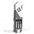 Folding Hex Socket Wrench Stainless Steel Multifunctional Adjustable Home Repair Hand Tool with 10Pcs Screwdriver Bits
