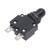 10 Set 125 250VAC 65VDC 25A Manual Reset Relay PC Shell Silver Contact Overload Protector with Waterproof Hat
