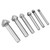 6 Pcs Chamfering Blade HSS Full Ground Woodworking 3 Flute Chamfer Blade Cutter