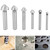 6 Pcs Chamfering Blade HSS Full Ground Woodworking 3 Flute Chamfer Blade Cutter