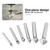 6 Pcs Chamfering Blade HSS Full Ground Woodworking 3 Flute Chamfer Blade Cutter
