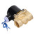 Solenoid Valve 2W Normally Closed Brass Copper Core Coil Electric Solenoid Valve for Water Gas Oil 3/4in DC12V