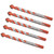 5Pcs Multifunctional Drill Bits Carbide Triangle Shank Electric Drilling Accessories 12mm