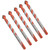 5Pcs Multifunctional Drill Bits Carbide Triangle Shank Electric Drilling Accessories 12mm