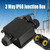 Waterproof IP68 Cable Connector 3 Way External Electrical Junction Box Plastic Cable Wire Connector Gland
