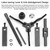 Car Interior and Exterior Bearing Puller Heavy Duty Gear Extractor 3-Jaw Puller Car Repairing Tool Kit Labor-saving Bearing Removal Tool for Motorcycle Wheel Car SUV Pulley