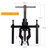 Car Interior and Exterior Bearing Puller Heavy Duty Gear Extractor 3-Jaw Puller Car Repairing Tool Kit Labor-saving Bearing Removal Tool for Motorcycle Wheel Car SUV Pulley
