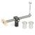 Woodworking Fast Fixed Clip Clamp Fixture Adjustable Workbench Vise Joinery Work Piece Clamper Carpenter Workbench Clamping Tool for 20mm Desktop Hole