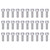 30Pcs M5 Cylindrical Head Hex Socket Screw A2 Stainless Steel Hex Head Screws Screw KitM5 X 25
