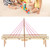 DIY Wooden Bridge Educational Kids Puzzle Toy Wood Assembly Bridge for Kindergarten Science Experiment
