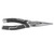 Electrician Plier 8in High Hardness Incisive Anti Slip Handle Combination Plier for Electrician Long Nose Plier