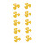10Pcs 50mm 3 Blades Propeller ABS Turning Propellers Replacement DIY Car Model AccessoriesYellow