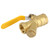 Y Type Brass Strainer Filter Ball Valve 3/4" BSPP Female Thread for Water Natural Gas