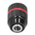Self Tighten Drill Chuck Alloy Steel 3 Jaw Red Strip Conversion Tool for Multiple Purposes