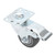 Swivel Caster Low Noise Heavy Duty TPR Wheel Accessory Replacement with Brake for Cart