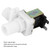 Plastic Solenoid Valve Right Angle Water Inlet Flow Switch G1/4in NC for Water DispenserAC220~240V