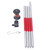 360 Degree Prism +23.1mm Constant 25.4mm Effective Diameter Total Station Mini Prism Reflector with 4 Poles for Topcon