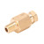 Pipe Nipple Brass Thread Straight Fitting Connection Adapter Industrial Piping SuppliesPD406