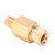 Pipe Nipple Brass Thread Straight Fitting Connection Adapter Industrial Piping SuppliesPD406