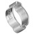 10pcs Zinc Plated Iron Galvanized Two Ear Hose Clamp 5‑23mm for Fule Petrol Pipe Tube (13‑15MM)
