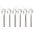 10Pcs Eye Screw 304 Stainless Steel Open Bolt Hook Eyelet Threaded Screws Hardware