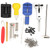 147Pcs Watch Repairing Tool Kit Maintenance Band Strap Remover Back Opener Stainless Steel