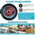 6inch Cordless Eccentric Car Polisher 8 Gears of Speeds Adjustable Electric Auto Polishing Machine Multifunctional Metal Waxing Wood Grinding Rust Removal Machine