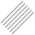 30Pcs Carriage Bolts A2‑70 Stainless Steel Squares Neck Round Domed Bolts for MachineryM10x45